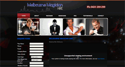 Desktop Screenshot of melbournemagician.com.au